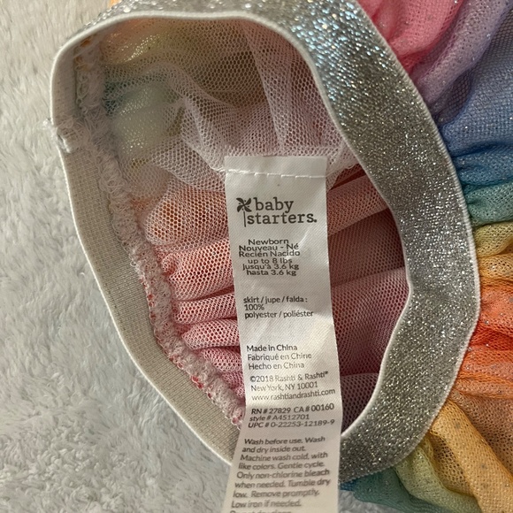 Rainbow sparkle tutu - Picture 2 of 2
